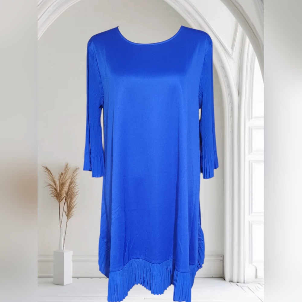 *SOLD* Alice & Elmer Blue Pleated Dress